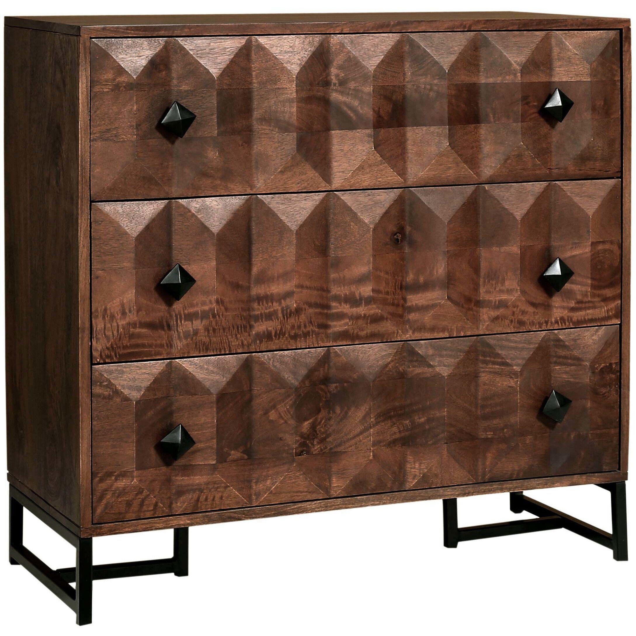 Pyramid Chestnut Brown and Black Chest