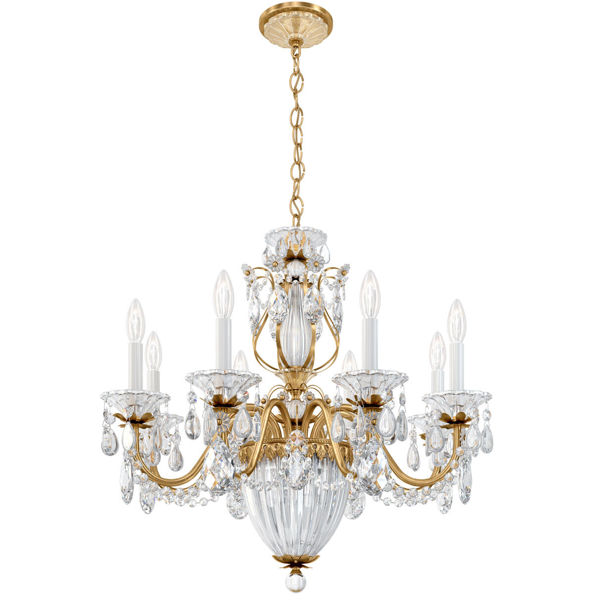 Bagatelle 11 Light 27 inch Heirloom Gold Pendant Ceiling Light in Bagatelle Spectra