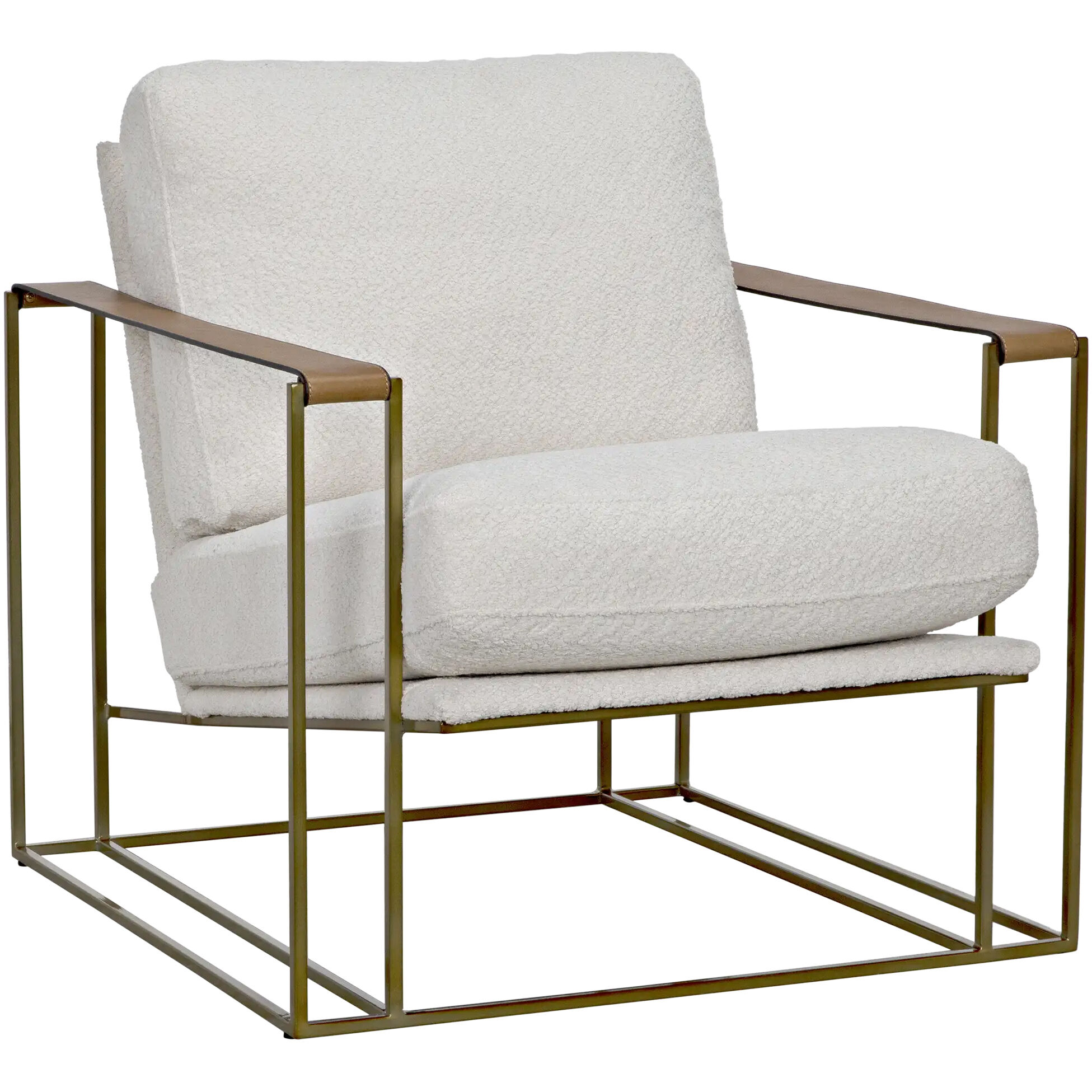 Oryan Brass Occasional Chair