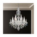 Olde World 25 Light 36 inch Silver Chandelier Ceiling Light in Polished Silver, Olde World Spectra