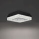 Whisper LED 12 inch Black Flush Mount Ceiling Light, Beyond