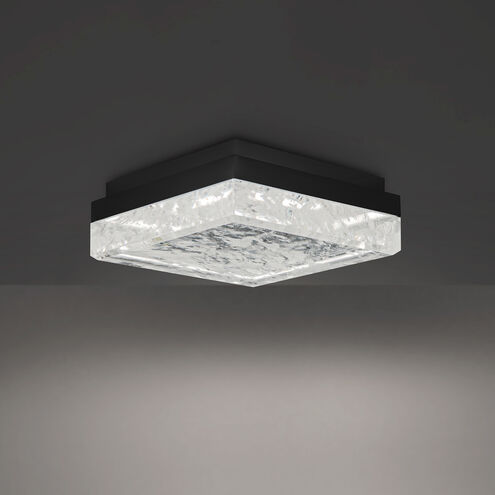 Whisper LED 12 inch Black Flush Mount Ceiling Light, Beyond