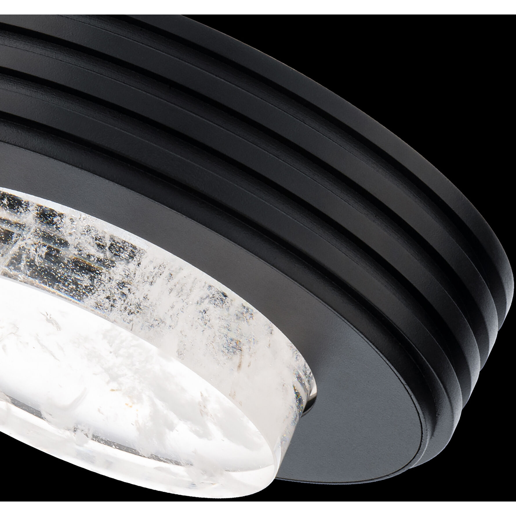 Beyond Zircle LED 8 inch Black Flush Mount Ceiling Light