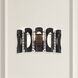 Twilight 2 Light 6 inch Black Wall Sconce Wall Light in Optic