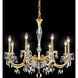 San Marco 8 Light 32.3 inch Heirloom Gold Chandelier Ceiling Light, Schonbek Signature