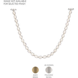 Forever Seduction LED 102.2 inch Aged Brass Modular Pendant Ceiling Light, Remote Driver