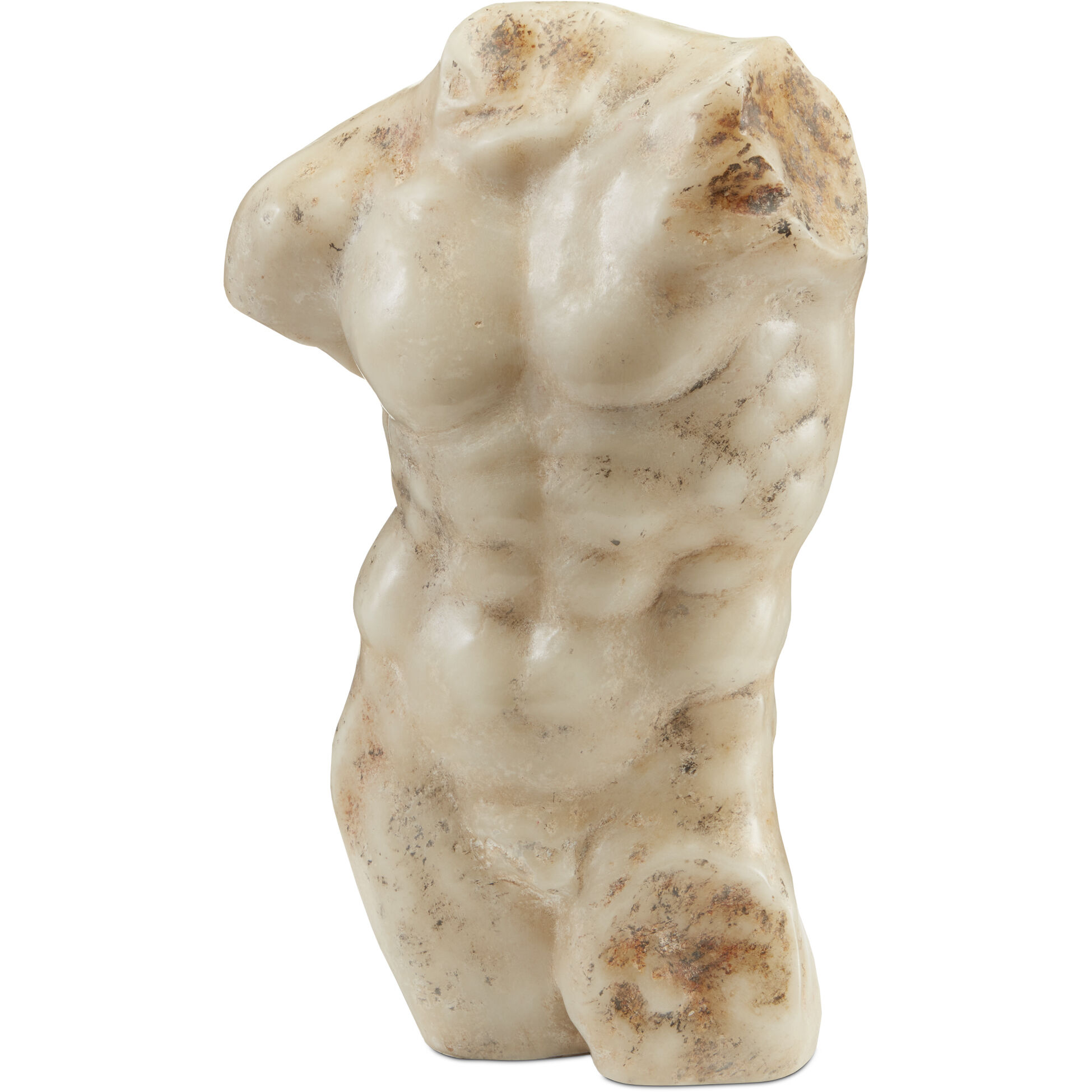 Ancient Greek Torso 15.25 X 9.5 inch Sculpture