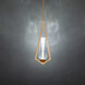 Beyond Devotion LED 3 inch Aged Brass Pendant Ceiling Light, Beyond