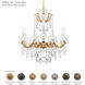 La Scala 8 Light 25 inch Florentine Bronze Chandelier Ceiling Light in Heritage, Florentine Bronze Cast