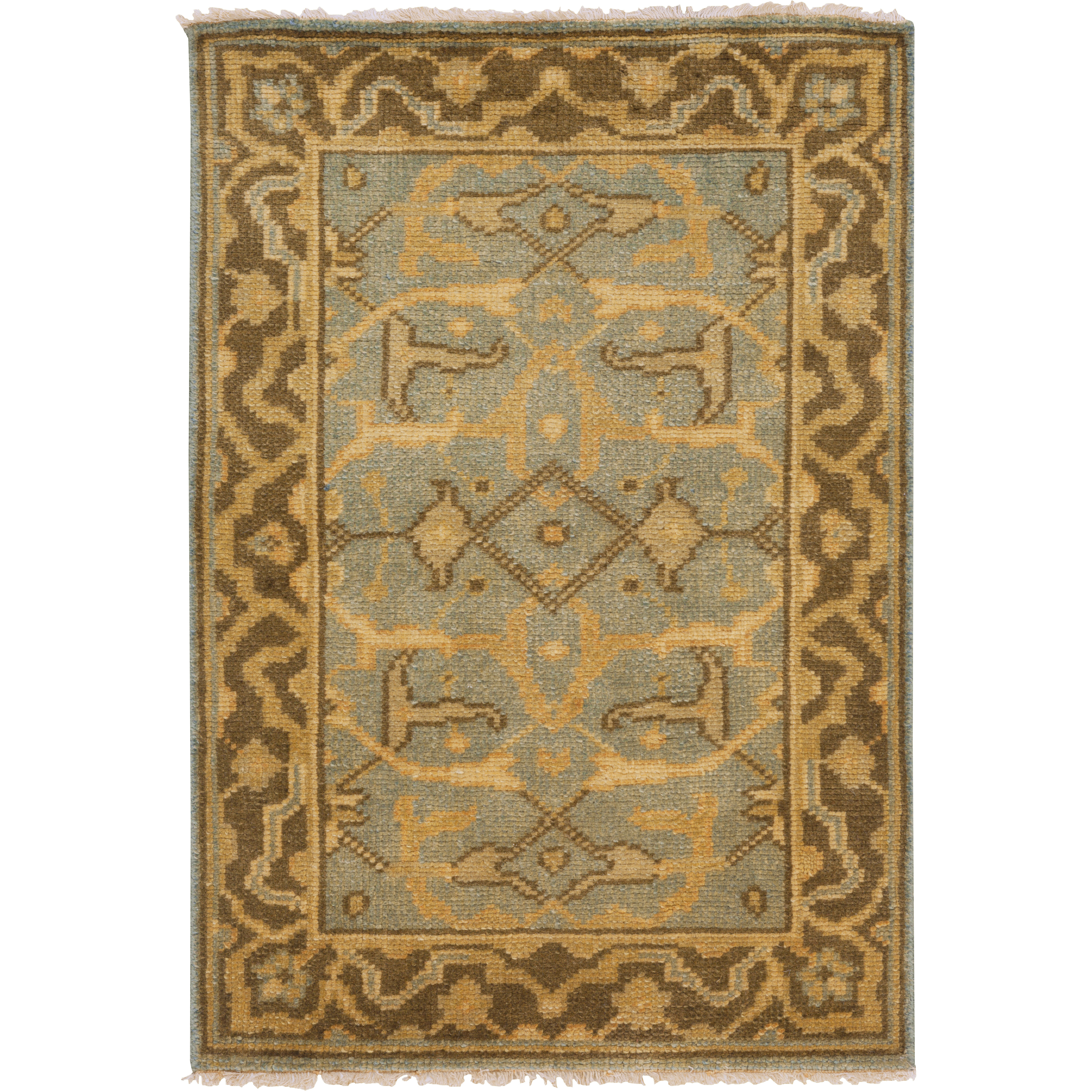 Ainsley 36 X 24 inch Light Gray, Camel, Wheat, Tan, Peach Rug