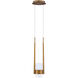 Beyond Cadenza LED 4.5 inch Aged Brass Mini Pendant Ceiling Light