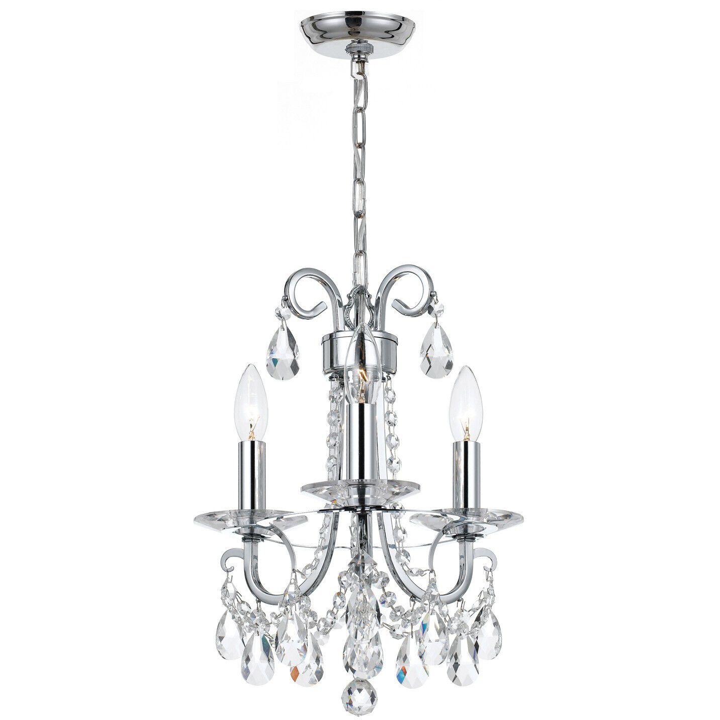 Othello 3 Light 13.00 inch Mini Chandelier