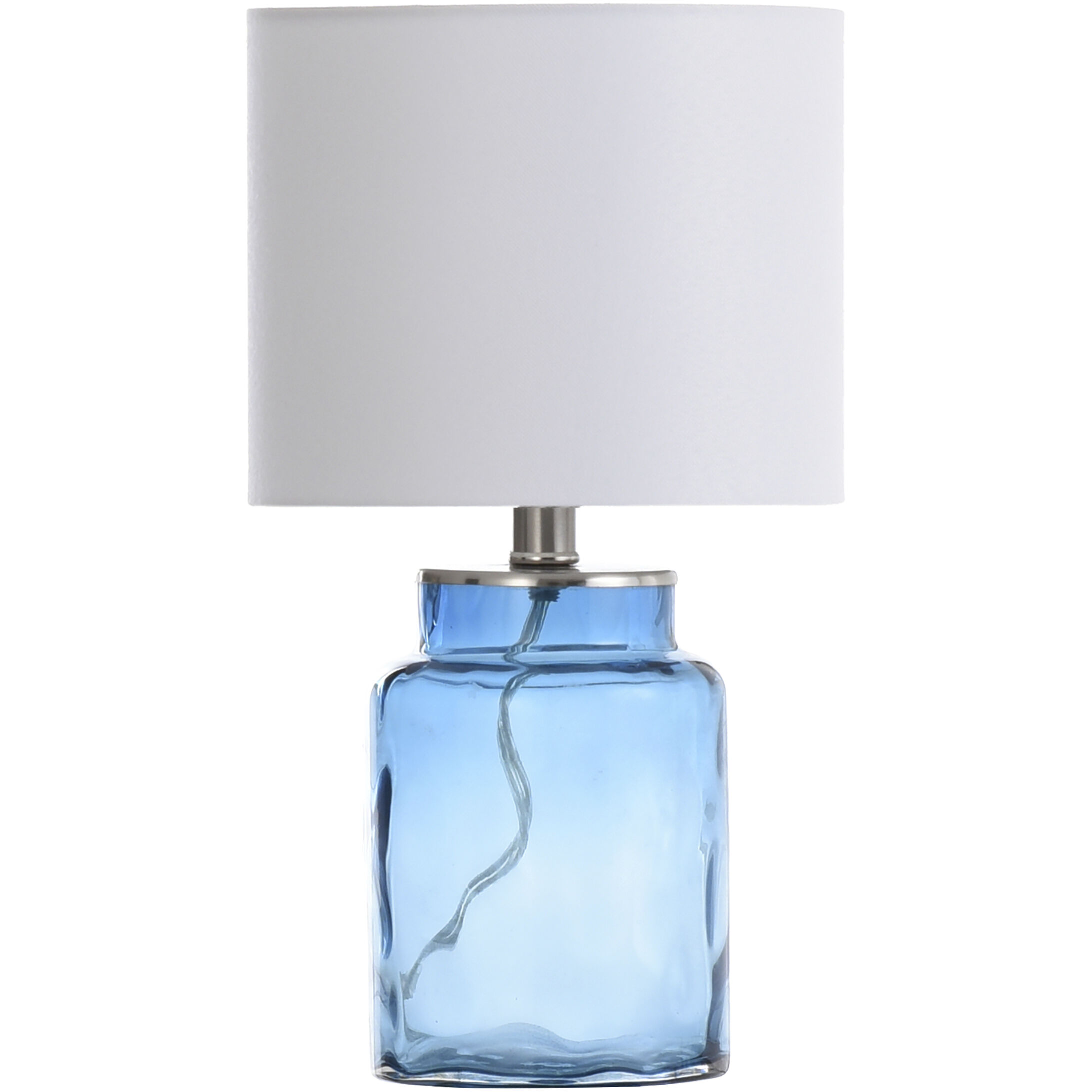 Signature 25.5 inch 60 watt Blue Table Lamp Portable Light