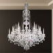 Sterling 45 Light 60 inch Polished Silver Chandelier Ceiling Light in Heritage