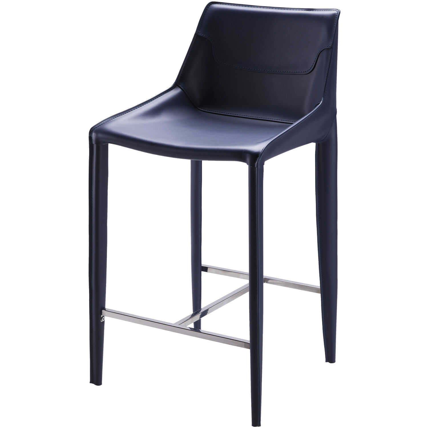 Hanks 35.83 inch Navy Bar Stool