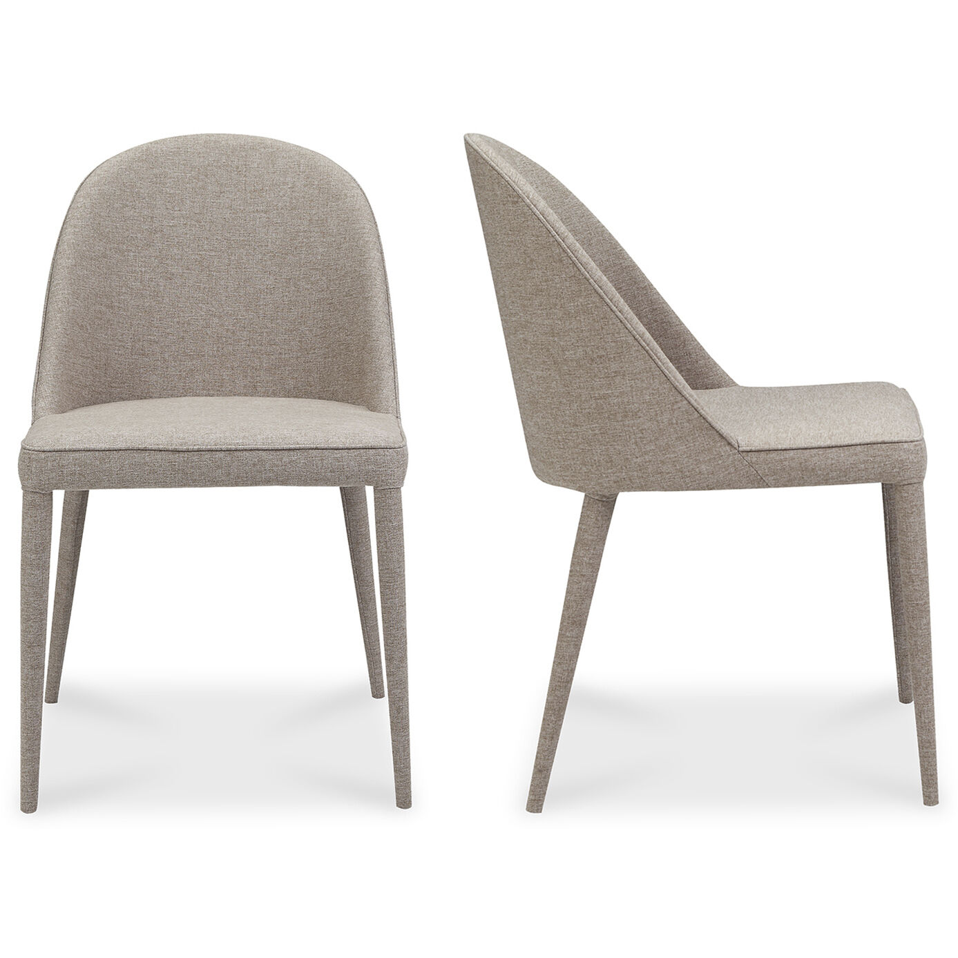 Burton Beige Dining Chair, Set of 2