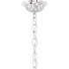 Sterling 9 Light 27 inch Polished Silver Chandelier Ceiling Light in Swarovski