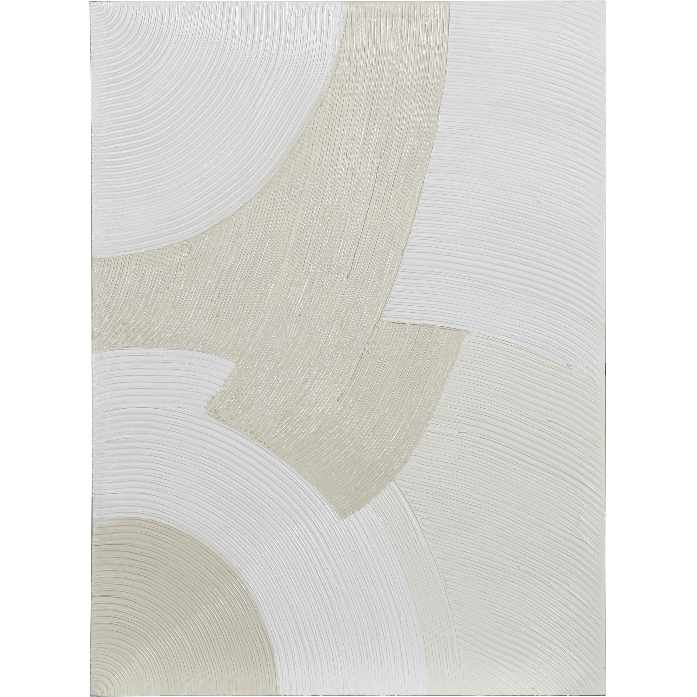 Monochrome Arches Cream Wall Art