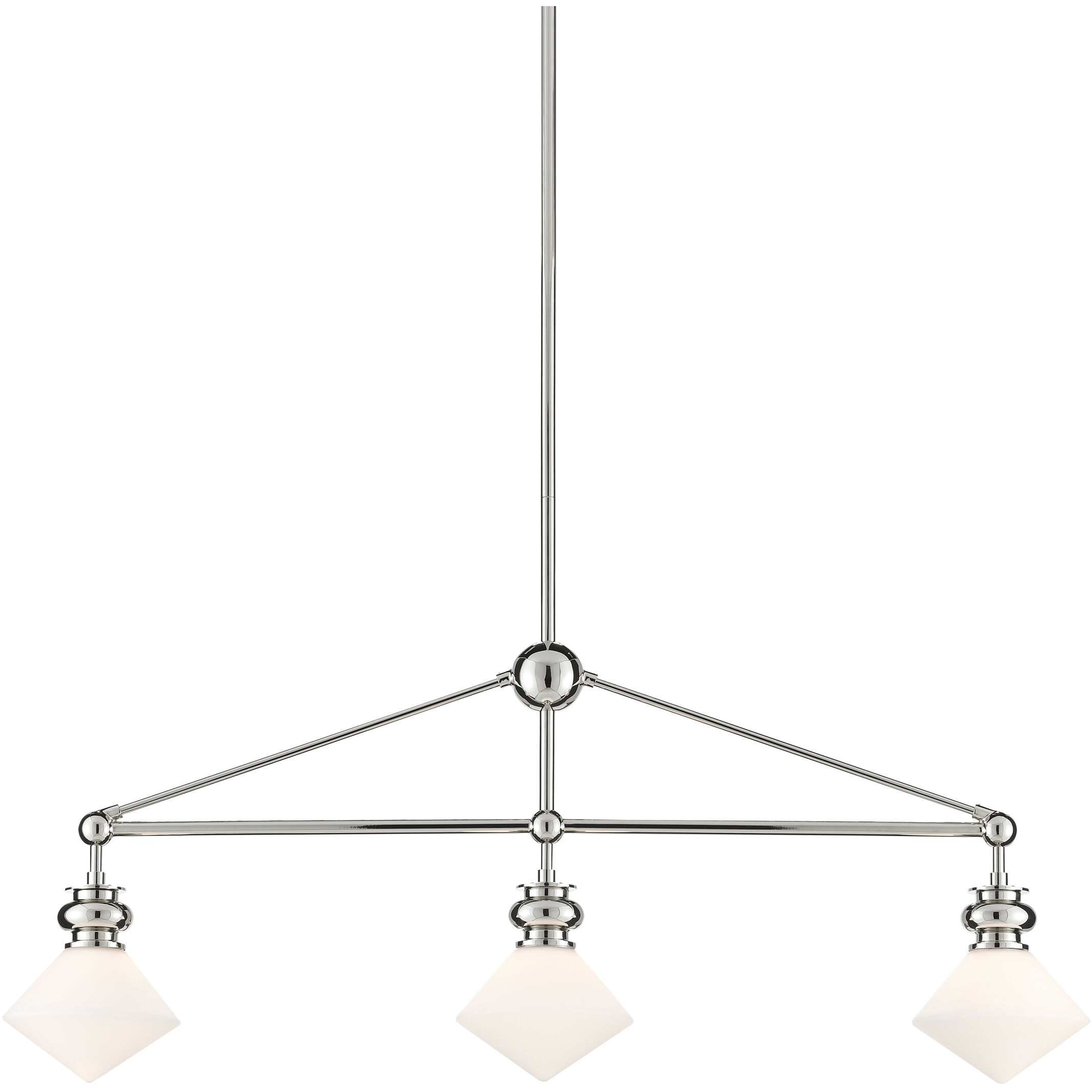 Rycroft Linear Chandelier Ceiling Light, Rectangular