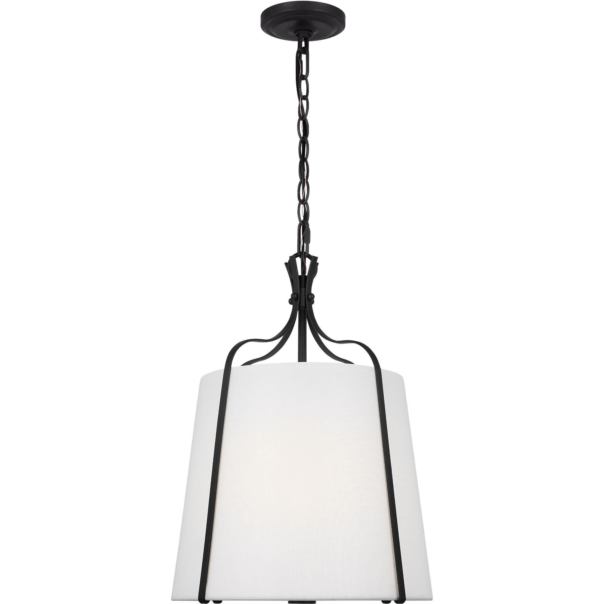 AH by Alexa Hampton Leander 1 Light Smith Steel Pendant Ceiling Light