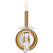 Savannah 1 Light Heirloom Gold Wall Sconce Wall Light