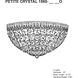 Petit Crystal 4 Light 10 inch Polished Silver Flush Mount Ceiling Light in Spectra