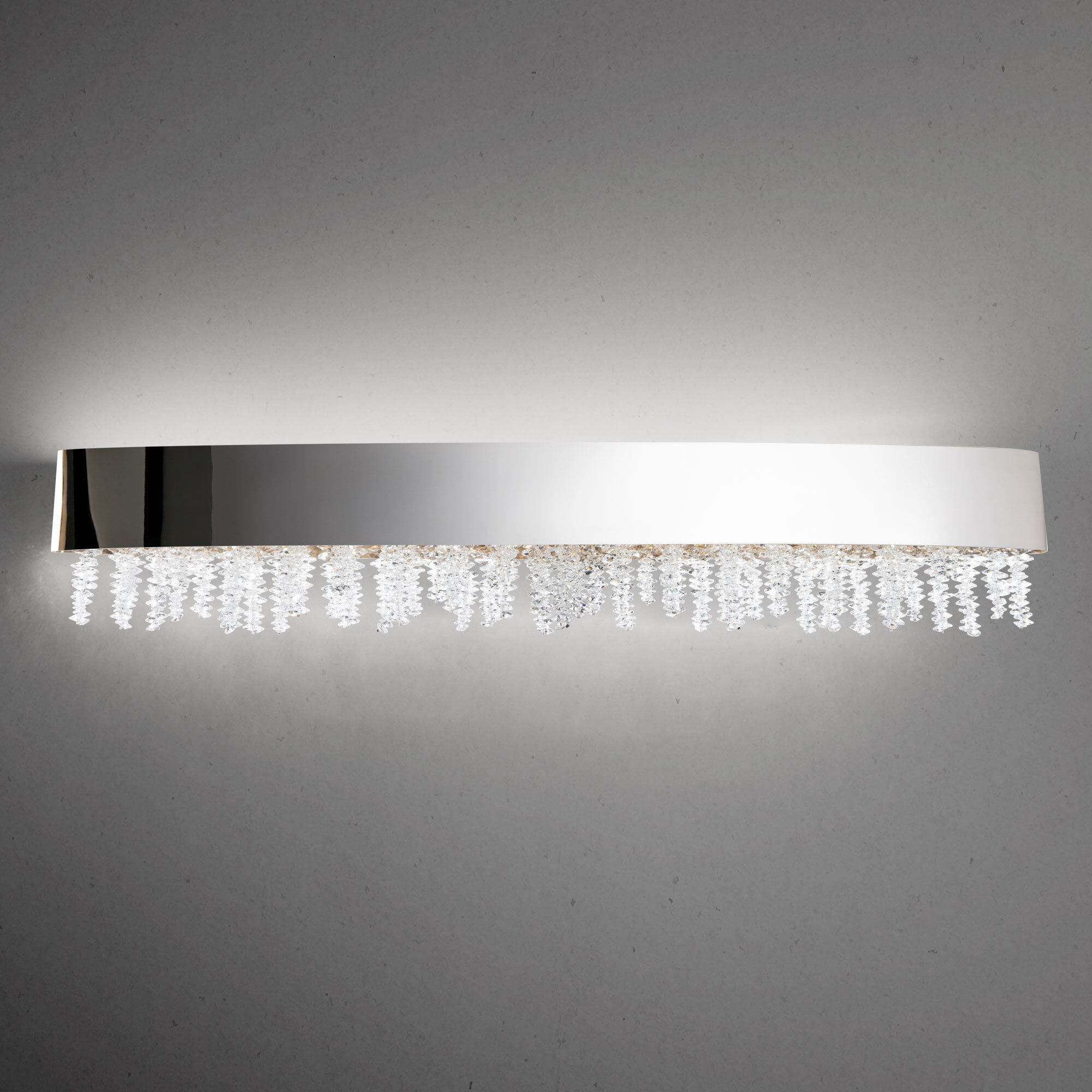 Soleil LED 27 inch Polished Nickel Bath Vanity & Wall Light, Schonbek Signature