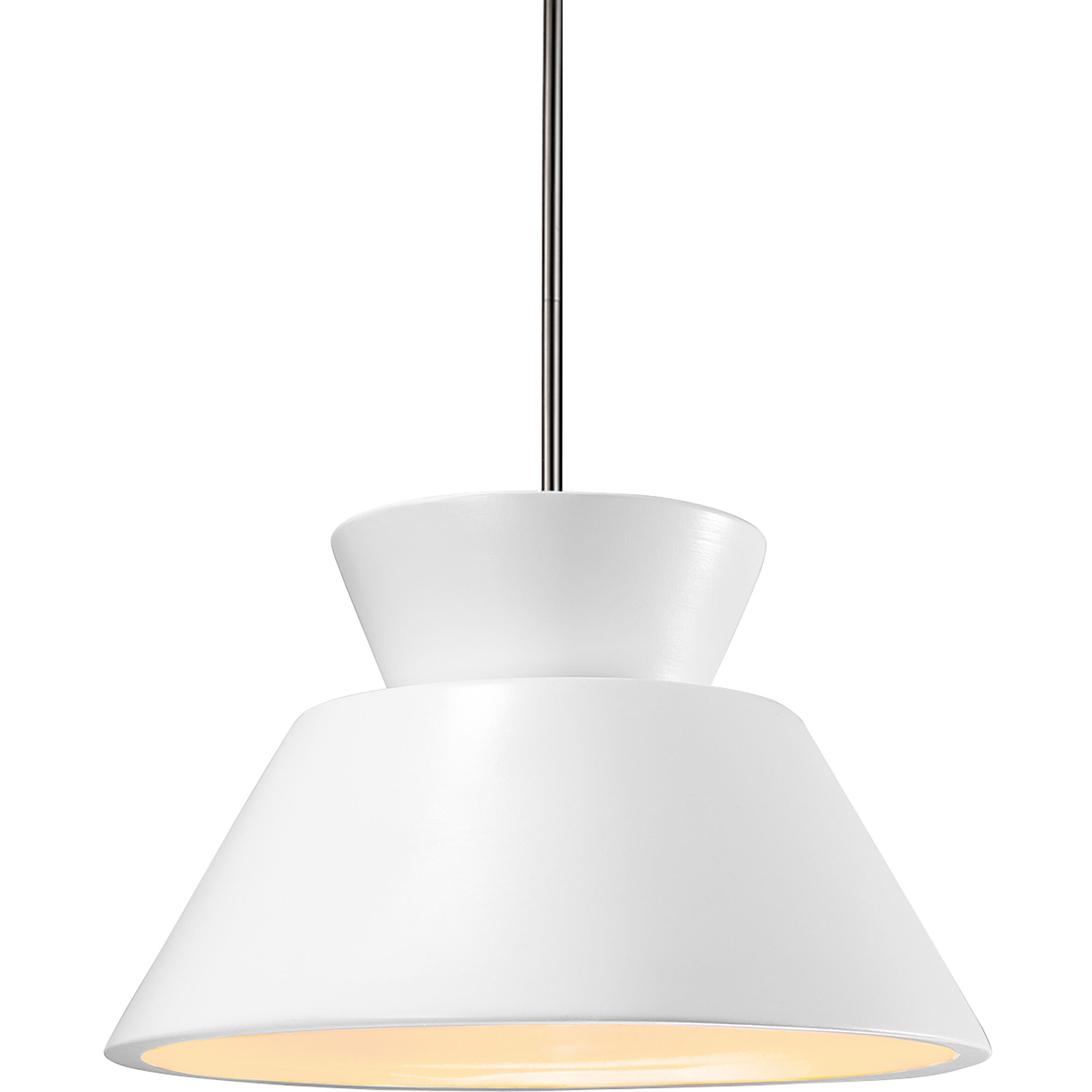 Radiance Collection - Trapezoid 1 Light 11.00 inch Pendant