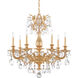 Milano 7 Light French Gold Chandelier Ceiling Light in Radiance
