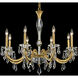 Napoli 8 Light 32.6 inch Heirloom Gold Chandelier Ceiling Light, Schonbek Signature