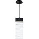 Beyond Labyrinth LED 2 inch Black Mini Pendant Ceiling Light