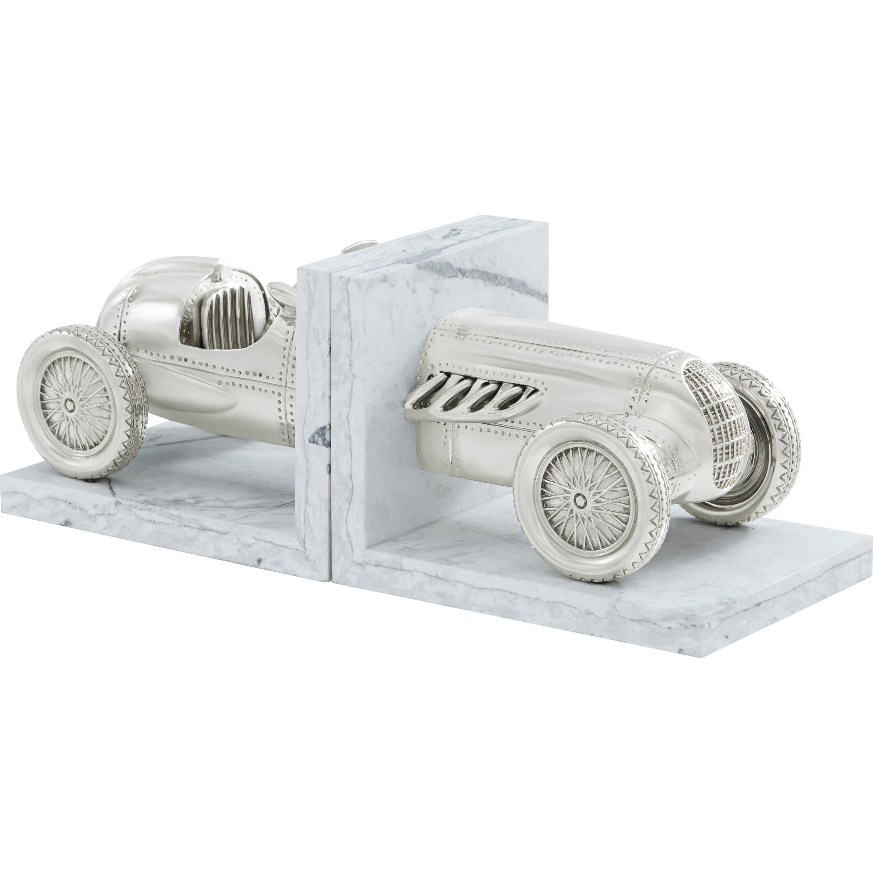 Bookshelf Racer 6.00 inch  X 8.25 inch Bookend