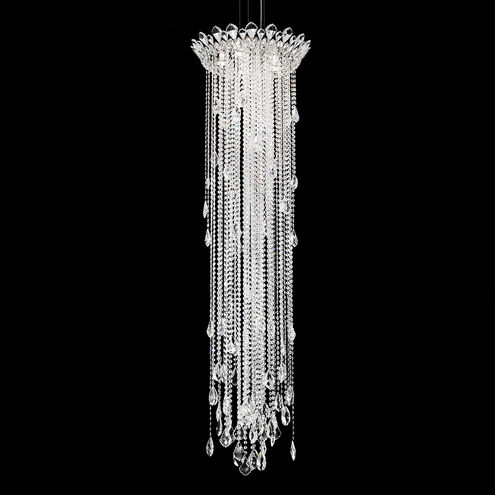 Trilliane Strands 5 Light Polished Stainless Steel Pendant Ceiling Light in Radiance