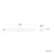 Beyond Kindjal LED 27 inch Aged Brass Bath Vanity & Wall Light, Beyond