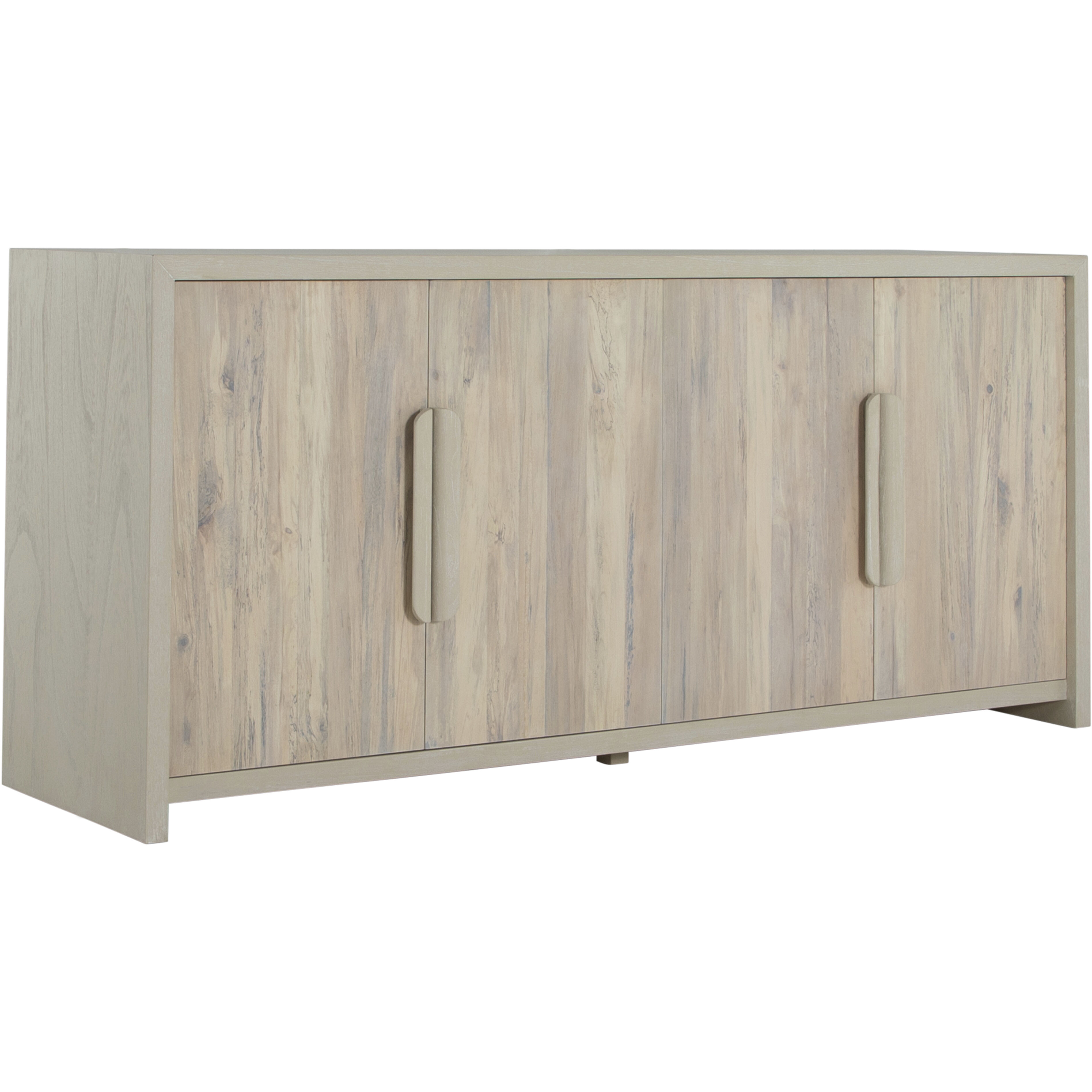 Zachariah Natural Spalted / Cerused White Cabinet