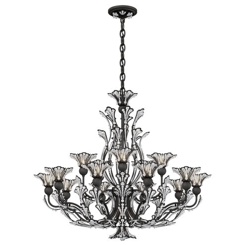Rivendell 16 Light Black Chandelier Ceiling Light