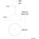 Beyond Stardust LED 23.4 inch Polished Nickel Pendant Ceiling Light, Beyond