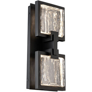 Beyond Pop Star LED 12 inch Black Outdoor Wall Light