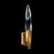 Kindjal LED 4 inch Aged Brass ADA Wall Sconce Wall Light, Beyond