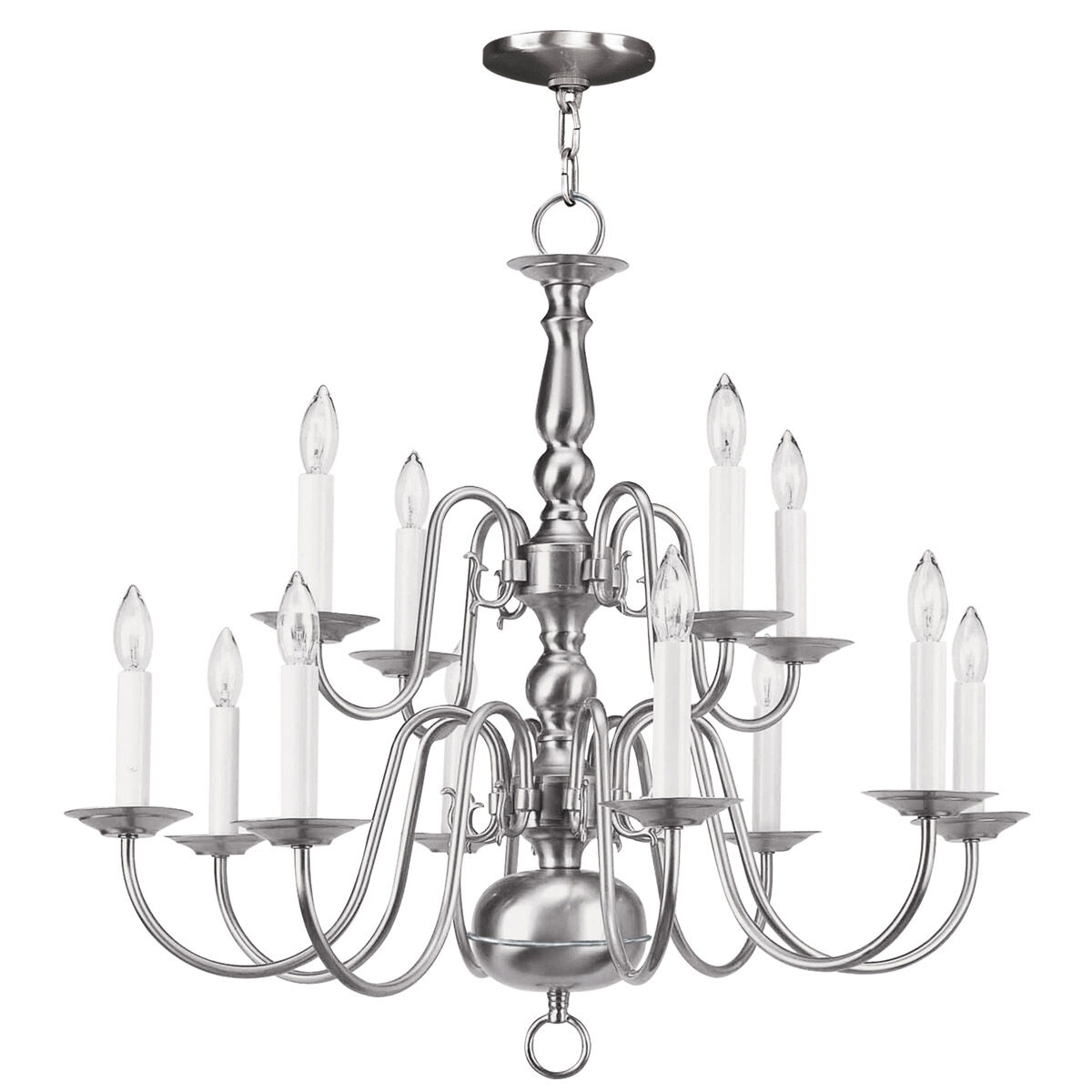 Williamsburgh 12 Light 26.00 inch Chandelier