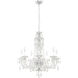 Sterling 7 Light 25 inch Polished Silver Chandelier Ceiling Light in Swarovski