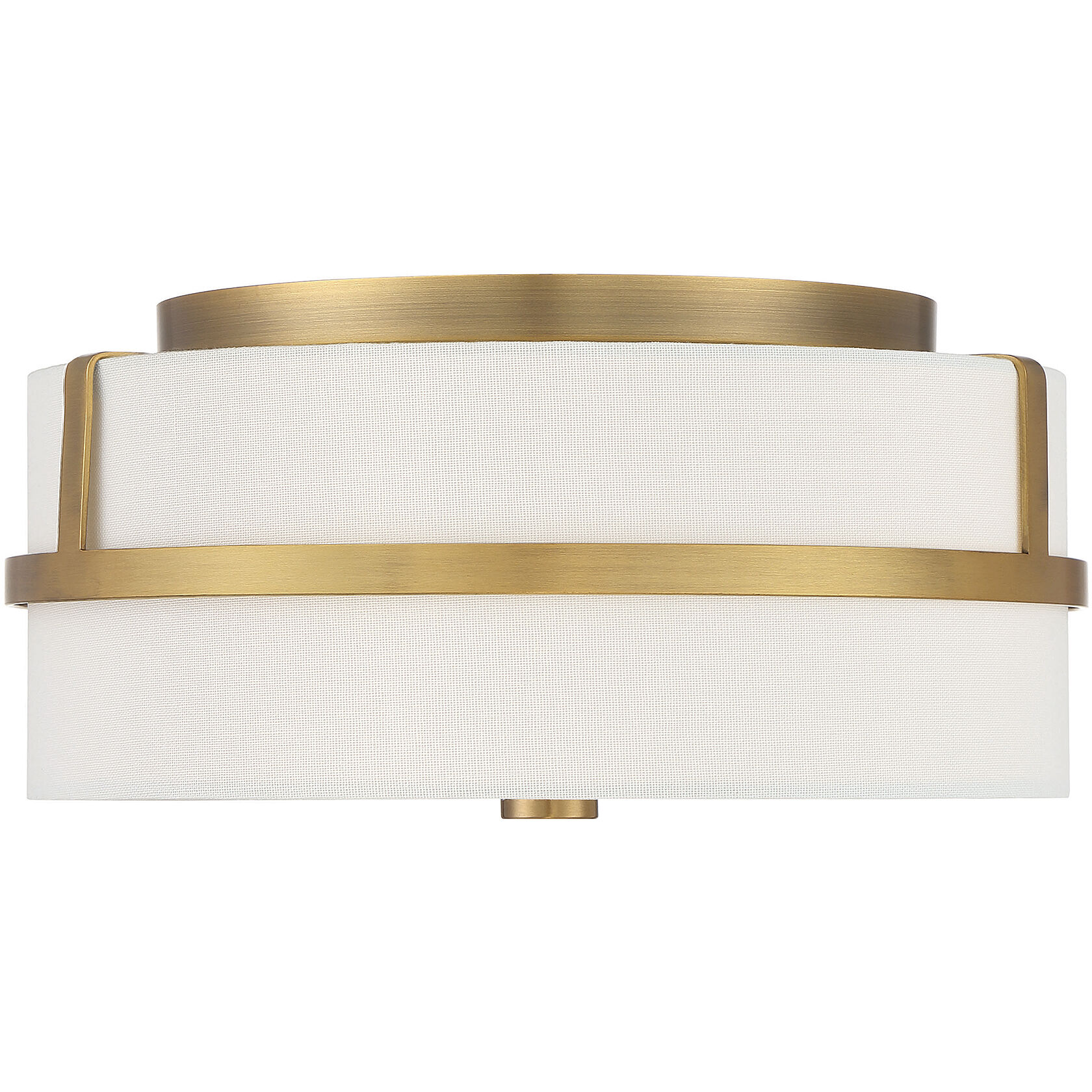 Contemporary 2 Light 13.00 inch Flush Mount