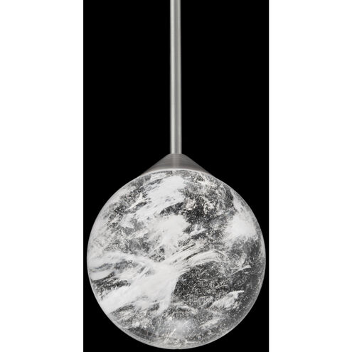 Quest LED 7.13 inch Brushed Nickel Mini Pendant Ceiling Light, Beyond