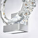 Forever Serenity LED 3.6 inch Polished Chrome ADA Wall Sconce Wall Light, Left