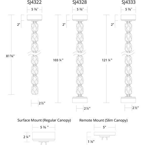 Forever Seduction LED 120.1 inch Aged Brass Modular Pendant Ceiling Light, Remote Driver