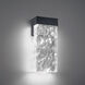 Glacio LED 2.5 inch Black ADA Wall Sconce Wall Light, Beyond