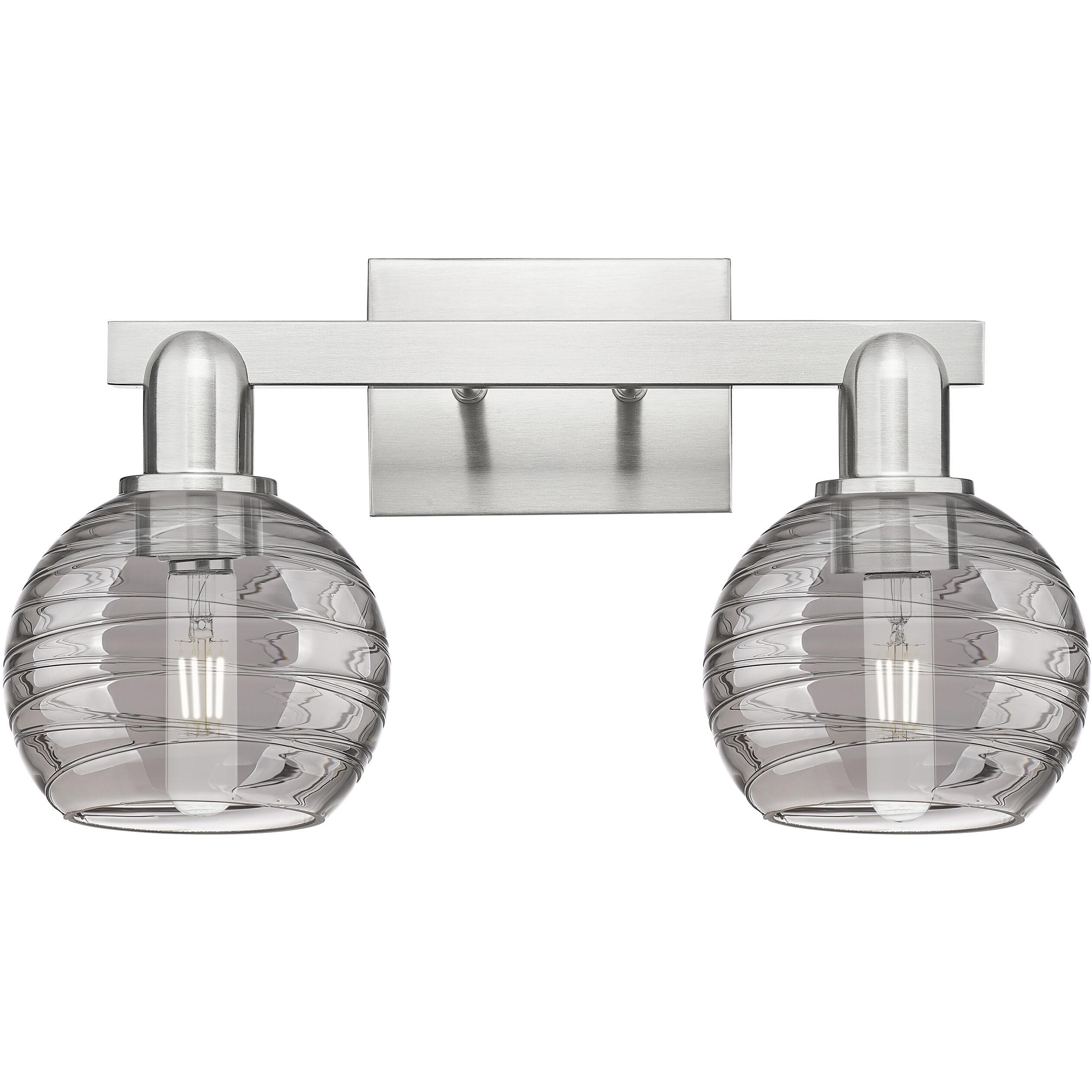 Athens Deco Swirl 2 Light 16.00 inch Bathroom Vanity Light