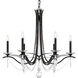 Vesca 6 Light 33.00 inch Chandelier
