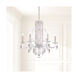 Siena 6 Light 24.5 inch Antique Silver Chandelier Ceiling Light in Heritage