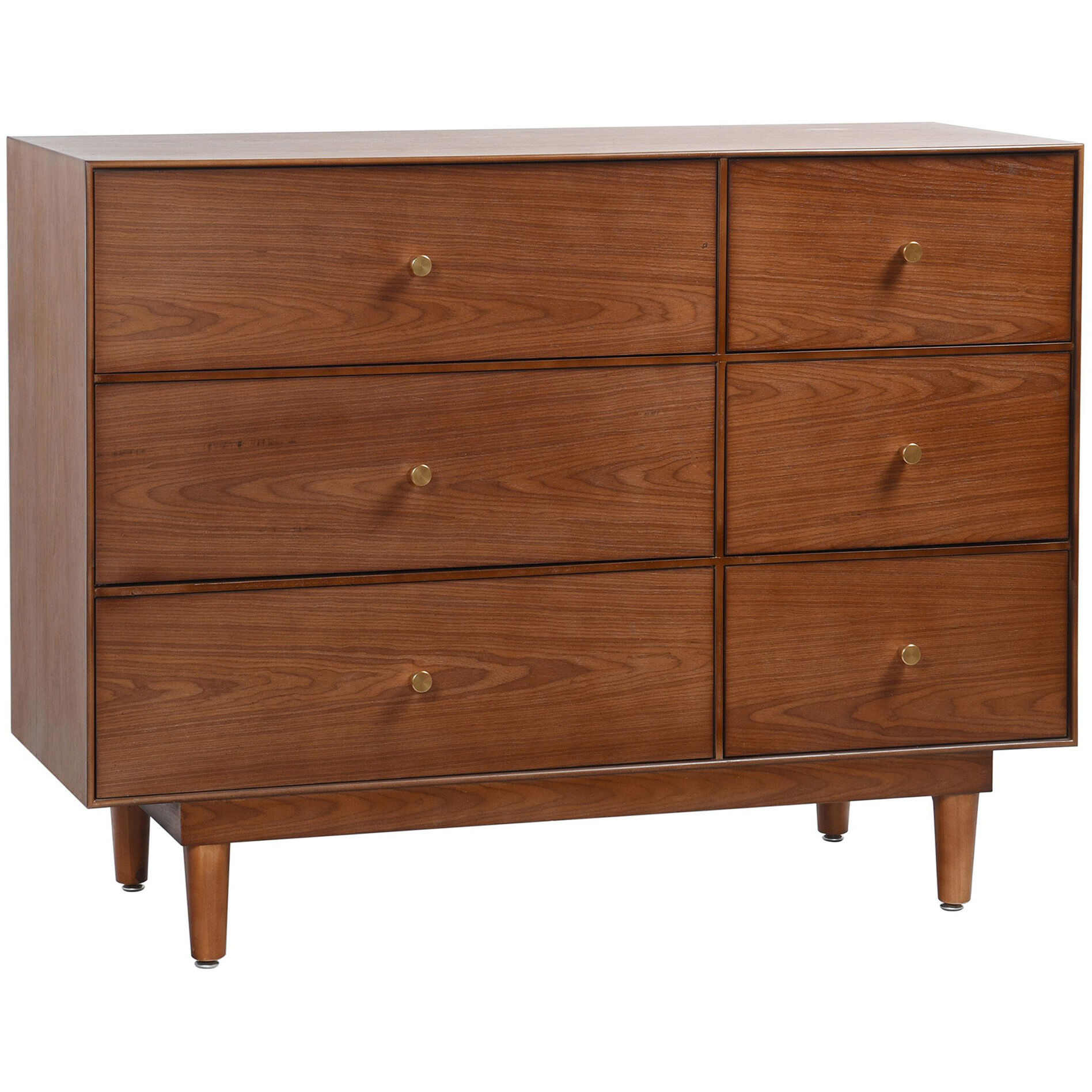 Dann Foley Walnut Brown Dresser